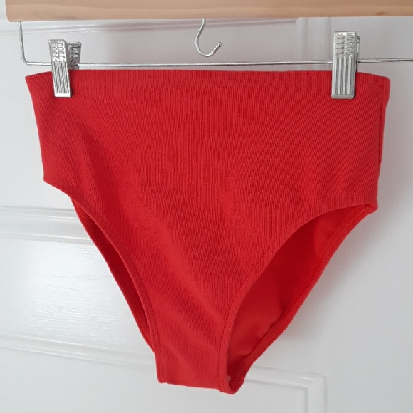 VTG 90s Y2K high neck rise orange bikini - Picture 5 of 15